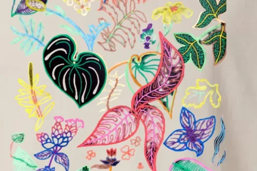 Detalle de la camiseta Jardín