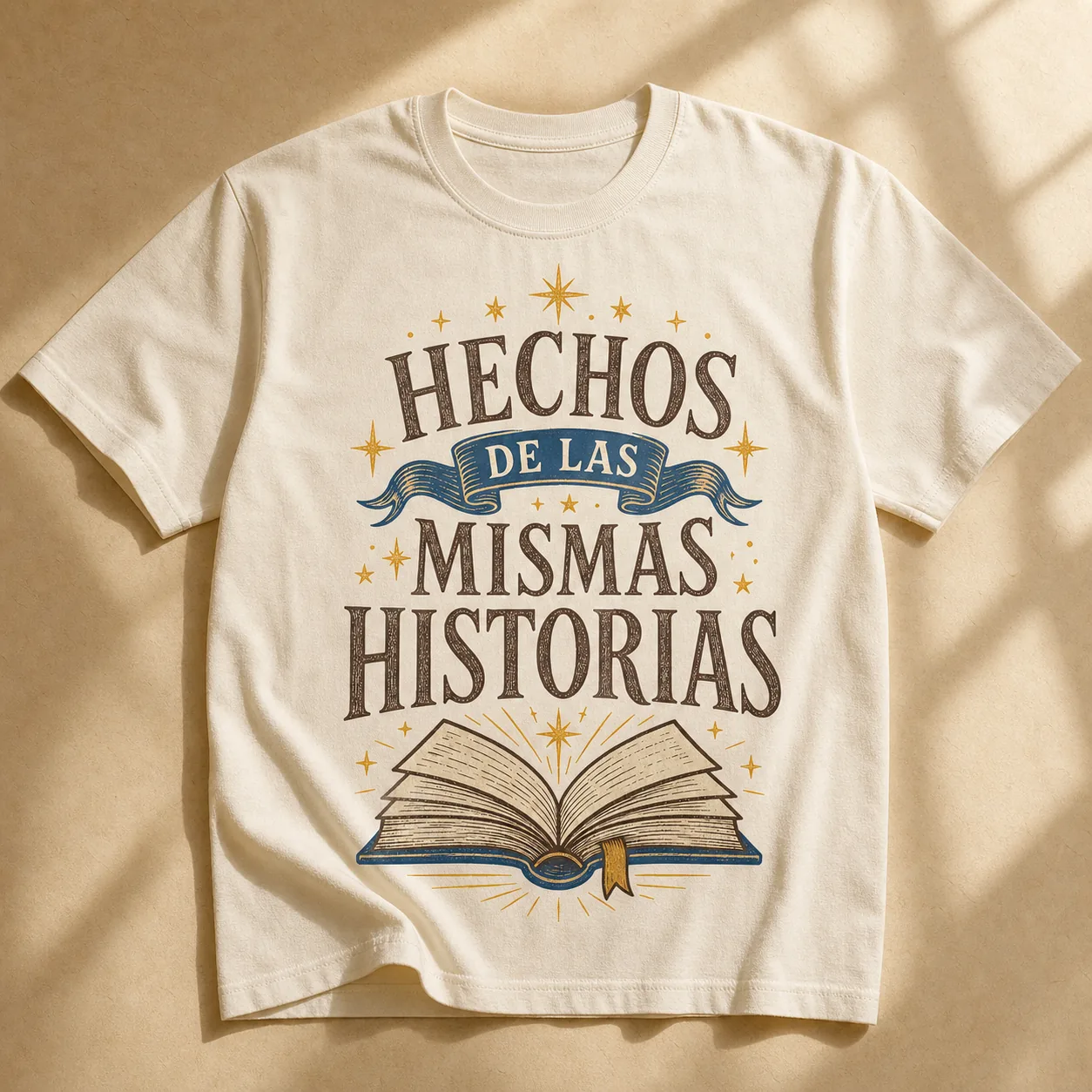 Camiseta Hechos de las Mismas Historias (Cream)