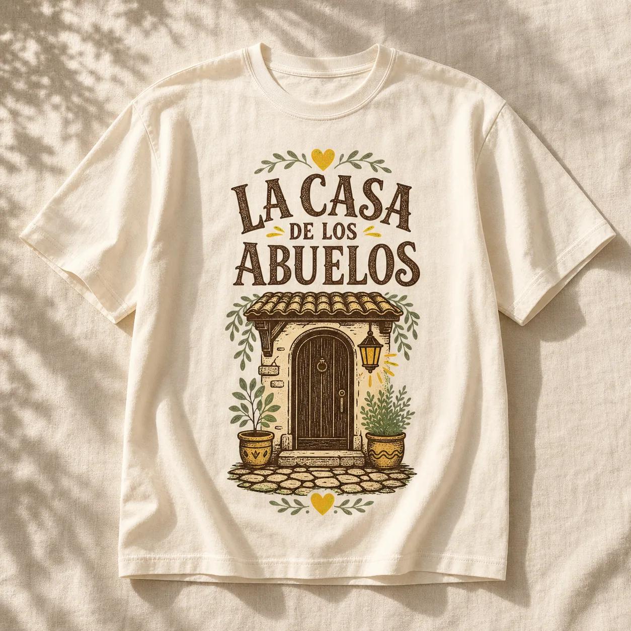 Camiseta La Casa de los Abuelos (Cream)